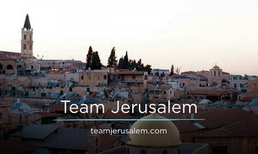 TeamJerusalem.com - Creative brandable domain for sale